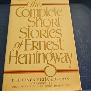 1rst edition short stories Ernest Hemmingway